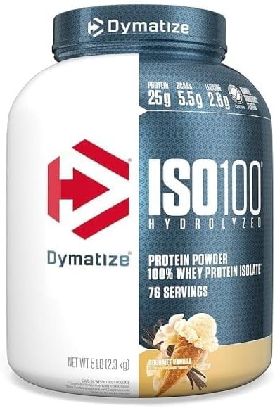 DYMATIZE ISO 100 5 LBS Proteína hidrolizada de suero de leche