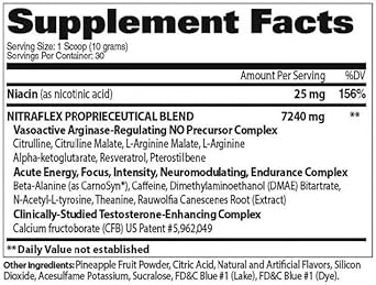 Nitraflex Pre Workout 30 servicios